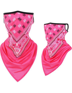 Máscara Balaclava KINGREE Mediana Rosa Brillante para Verano 2