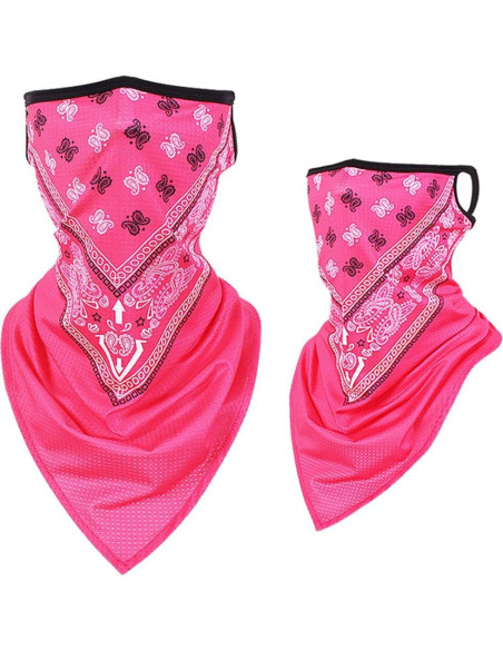 Máscara Balaclava KINGREE Mediana Rosa Brillante para Verano Máscara Balaclava KINGREE Mediana Rosa Brillante para Verano