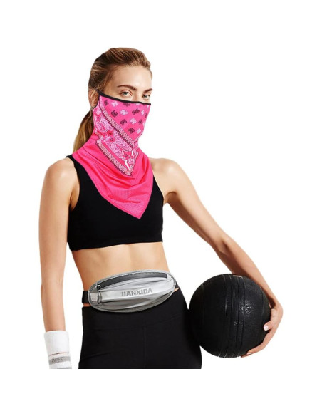 Máscara Balaclava KINGREE Mediana Rosa Brillante para Verano Máscara Balaclava KINGREE Mediana Rosa Brillante para Verano