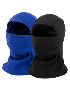 Máscara Balaclava de Esquí Polar Térmica para Adultos - 2 Piezas