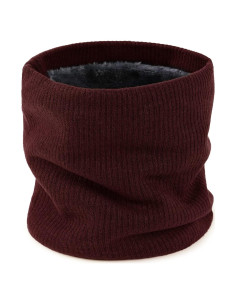Calentador de Cuello Polar Unisex Burdeos - Gaiter Invierno