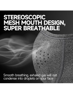 Máscara Balaclava Térmica para Esquí y Snowboard - Gris 2