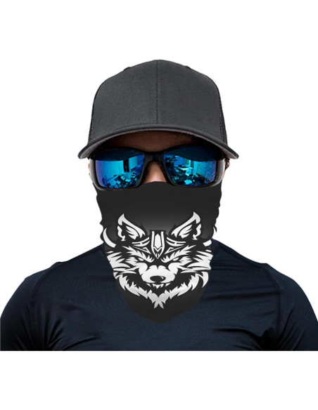 JooMeryer 4PCS Máscaras Faciales Bandana Multifuncionales 25x51cm JooMeryer 4PCS Máscaras Faciales Bandana Multifuncionales 25x51cm