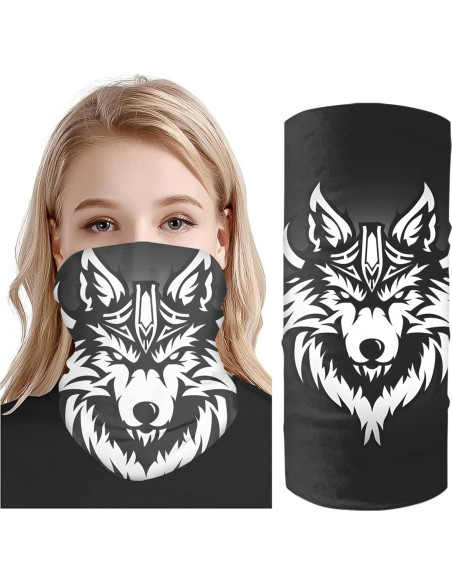 JooMeryer 4PCS Máscaras Faciales Bandana Multifuncionales 25x51cm JooMeryer 4PCS Máscaras Faciales Bandana Multifuncionales 25x51cm