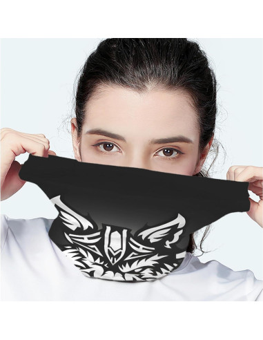 JooMeryer 4PCS Máscaras Faciales Bandana Multifuncionales 25x51cm