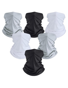 Bufanda Gaiter de Cuello para Hombres - 6 Piezas UV Verano