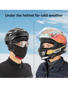 Gorro Térmico de Ciclismo ROCKBROS con Agujeros para Gafas 2