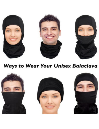 Mascarilla Balaclava 7 en 1 HFDA Verde Fluorescente