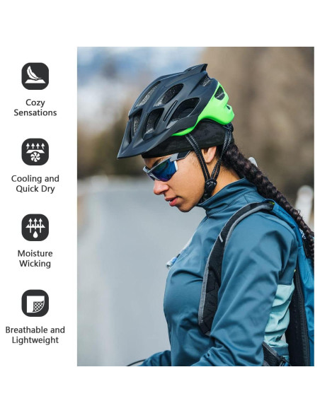 Gorro de Casco Transpirable Melasa para Ciclismo y Running