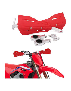 Protectores de Manos JFG RACING Universales Aluminio Rojo