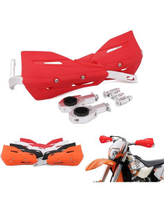 Protectores de Manos JFG RACING Universales Aluminio Rojo 2