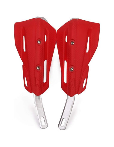 Protectores de Manos JFG RACING Universales Aluminio Rojo