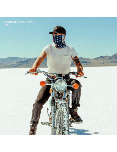 Máscara de Motocicleta Indie Ridge Old Glory - Microfibra UV