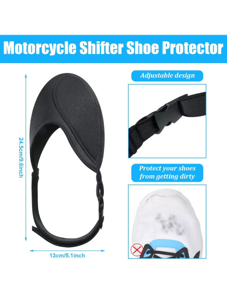 Tallew 2 Piezas Protector de Zapatos de Motocicleta Unisex