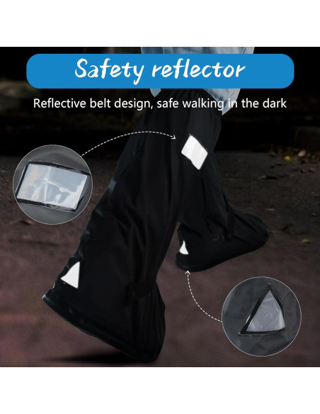 Cubierta de Zapato Impermeable IwIeIaIrI 2XL Antideslizante