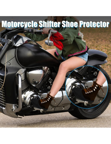 Tallew 2 Piezas Protector de Zapatos de Motocicleta Unisex