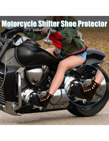 Tallew 2 Piezas Protector de Zapatos de Motocicleta Unisex