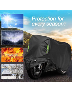 Cubierta de Motocicleta Gutupet Universal Impermeable 267 cm 2