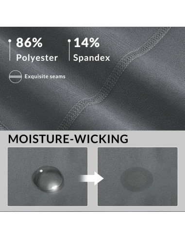 Baleaf Balaclava Máscara Facial Unisex Gris para Esquí y Motocicleta