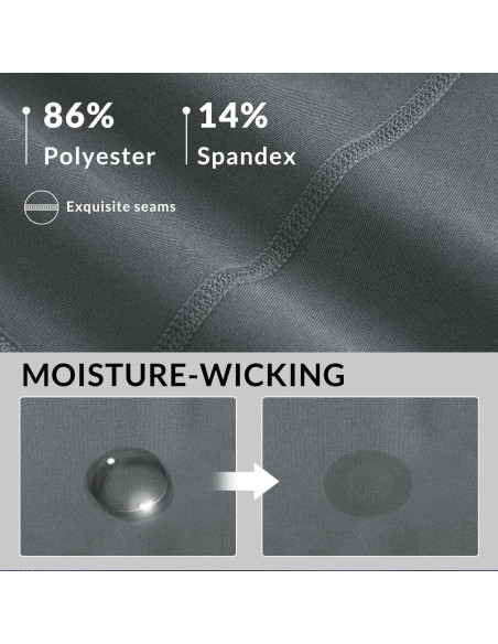 Baleaf Balaclava Máscara Facial Unisex Gris para Esquí y Motocicleta