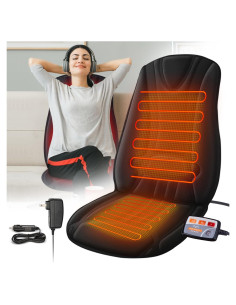 Funda de Asiento Calentada CARSHION 97.79x44.45cm Invierno