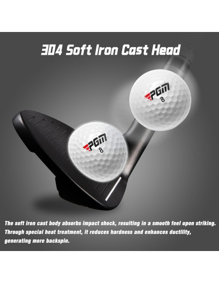 Wedge de Golf PGM 72 Acero Inoxidable Antideslizante