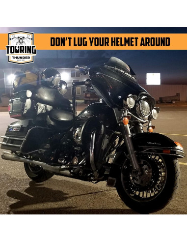 Candado para Casco Touring Thunder con Cable de 1.83m Antirrobo