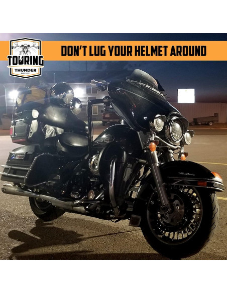 Candado para Casco Touring Thunder con Cable de 1.83m Antirrobo