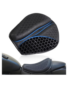 Cojín de Gel Plegable para Asiento de Motocicleta SKYJDM Grande