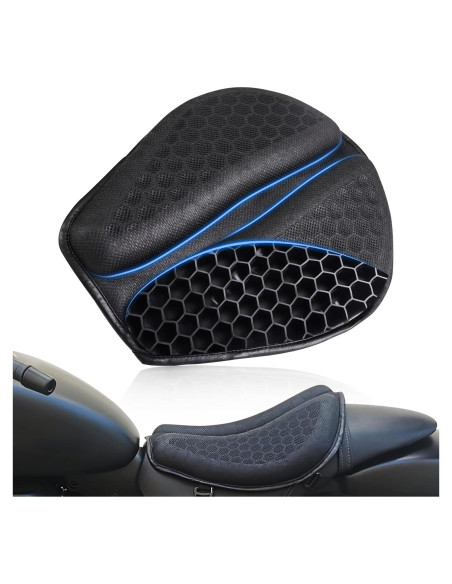Cojín de Gel Plegable para Asiento de Motocicleta SKYJDM Grande