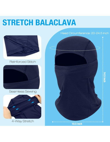 Paquete de 2 Balaclavas Refrigerantes UV Shiesty para Verano