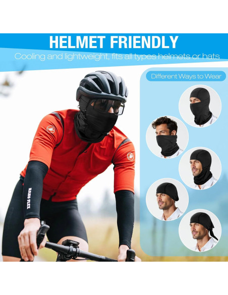 Paquete de 2 Balaclavas Refrigerantes UV Shiesty para Verano Paquete de 2 Balaclavas Refrigerantes UV Shiesty para Verano