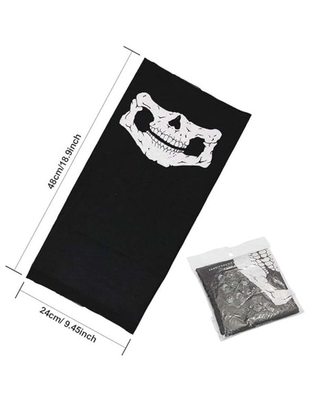3 Máscaras Balaclava Calavera Transpirables XZSXSL para Motocicleta 3 Máscaras Balaclava Calavera Transpirables XZSXSL para Motocicleta