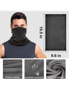 Gaiter de Cuello Refrigerante Multifuncional Camuflaje Bosque 2