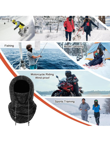 Máscara de Esquí Multifuncional Unisex con Capucha