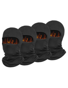 Paquete de 4 Máscaras Balaclava Transpirables para Climas Fríos