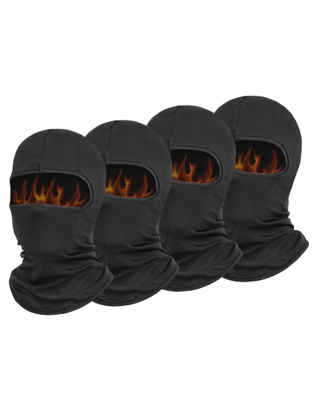Paquete de 4 Máscaras Balaclava Transpirables para Climas Fríos Paquete de 4 Máscaras Balaclava Transpirables para Climas Fríos