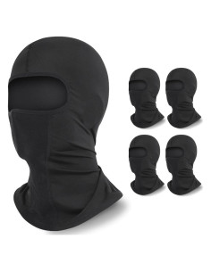 Paquete de 4 Máscaras Balaclava UV 50+ Transpirables Hombres Mujeres
