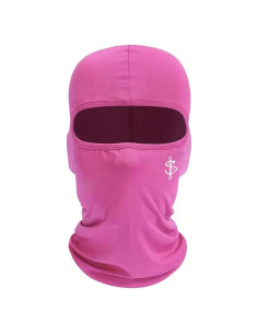 Balaclava Multifuncional Rojo Rosa para Ciclismo y Esquí