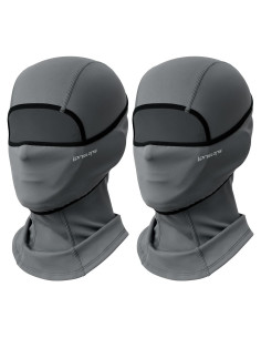 Máscara Balaclava Invierno LONGLONG 2 Piezas Gris Unisex