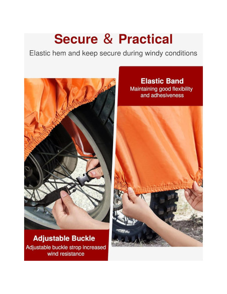 Funda para Motocicleta Puroma 3XL Impermeable con Reflectores