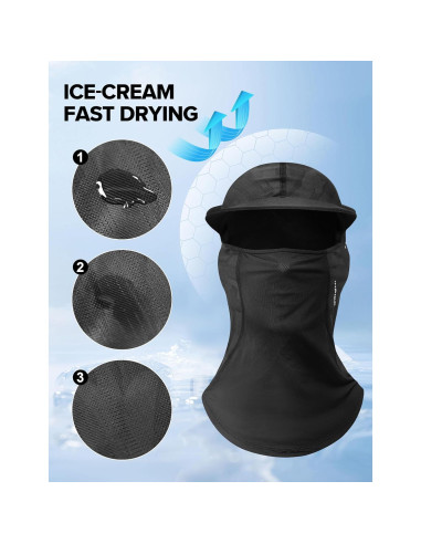 INBIKE Máscara Balaclava UV Transpirable Camuflaje