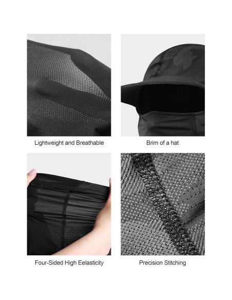 INBIKE Máscara Balaclava UV Transpirable Camuflaje