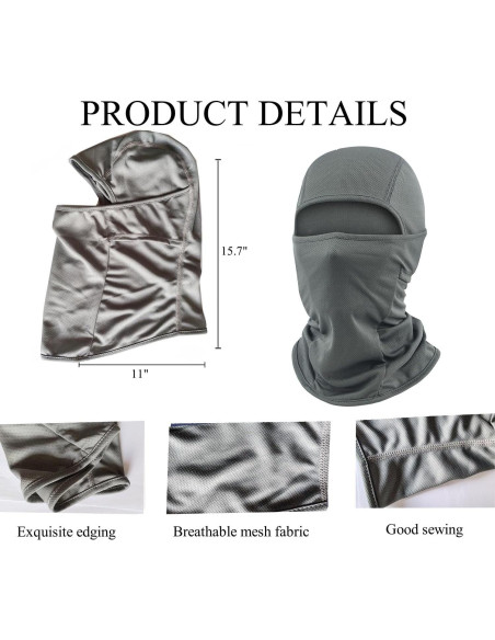 Máscara Balaclava Unisex Shiesty Transpirable para Esquí y Ciclismo