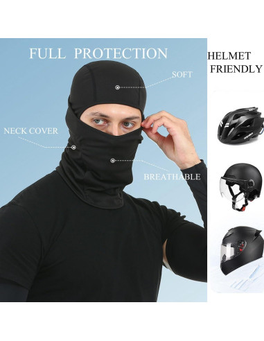 Máscara Balaclava Unisex Shiesty Transpirable para Esquí y Ciclismo