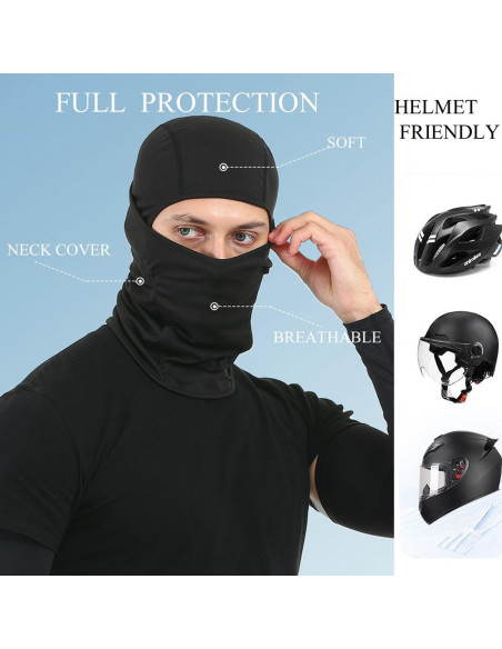 Máscara Balaclava Unisex Shiesty Transpirable para Esquí y Ciclismo