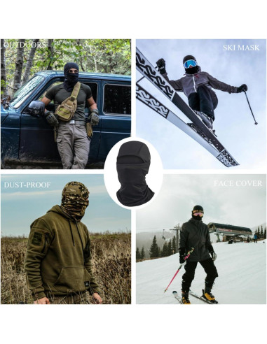 Máscara Balaclava Unisex Shiesty Transpirable para Esquí y Ciclismo
