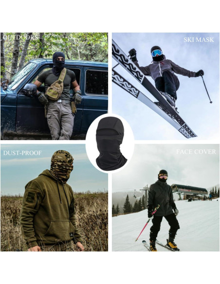 Máscara Balaclava Unisex Shiesty Transpirable para Esquí y Ciclismo