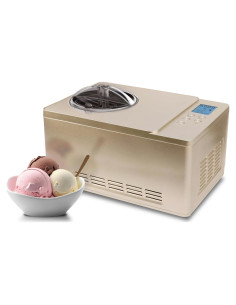 Máquina de Helados Whynter ICM-220CGY 2 Qt. Acero Inoxidable
