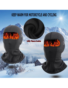 Máscara Balaclava Vanolu para Esquí y Ciclismo - Unisex, Talla Única 2